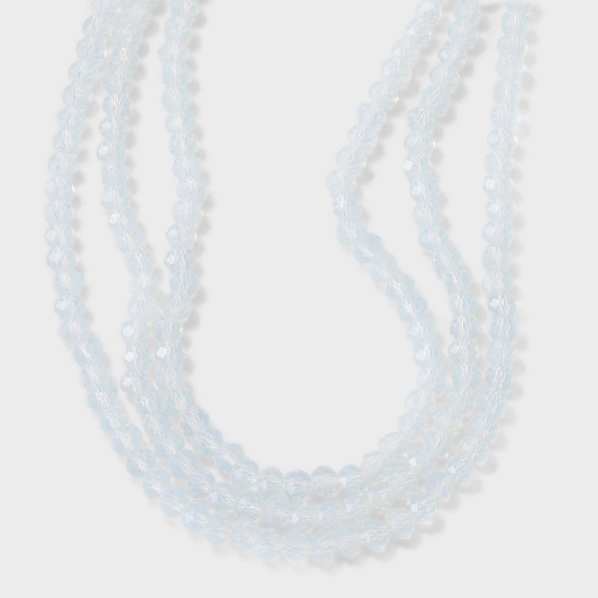 3 Row Glass Bead Necklace - A New Day™ | Target
