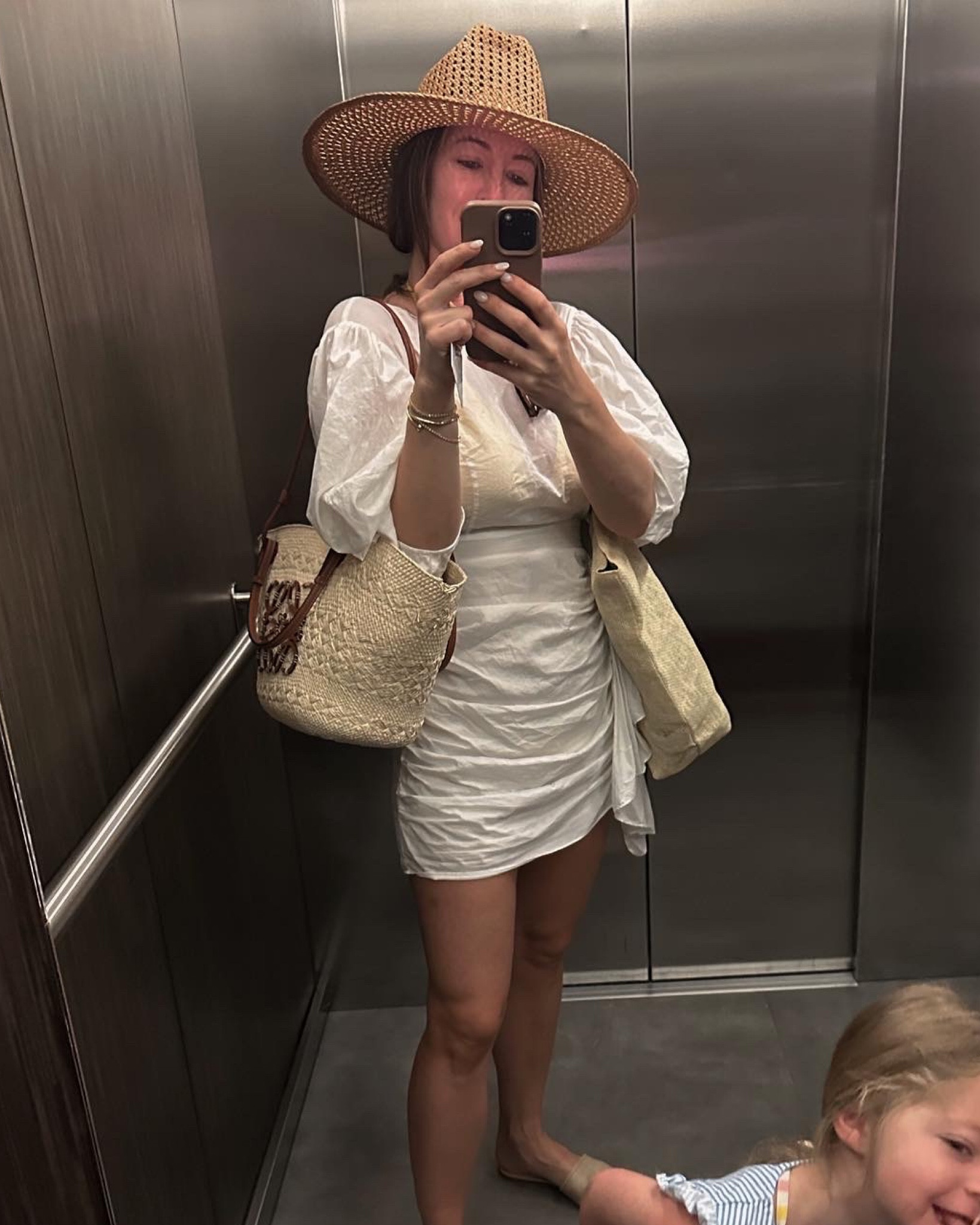 The perfect beach look. This Rhode pia dress 😍 

vacation l beach l resort outfit 