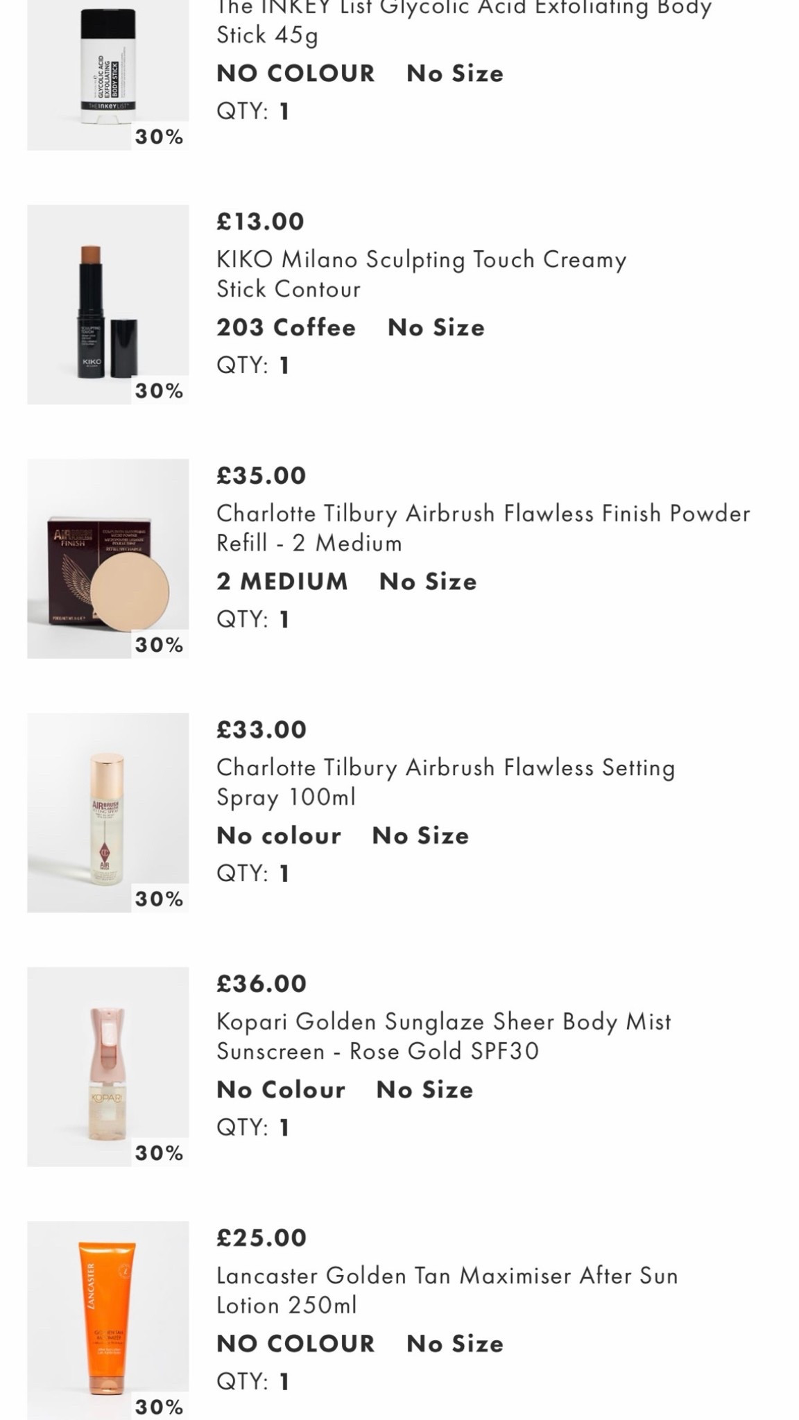 My ASOS beauty order!! 30% off everything with code SURPRISE

#LTKsummer #LTKbeauty #LTKgiftguide