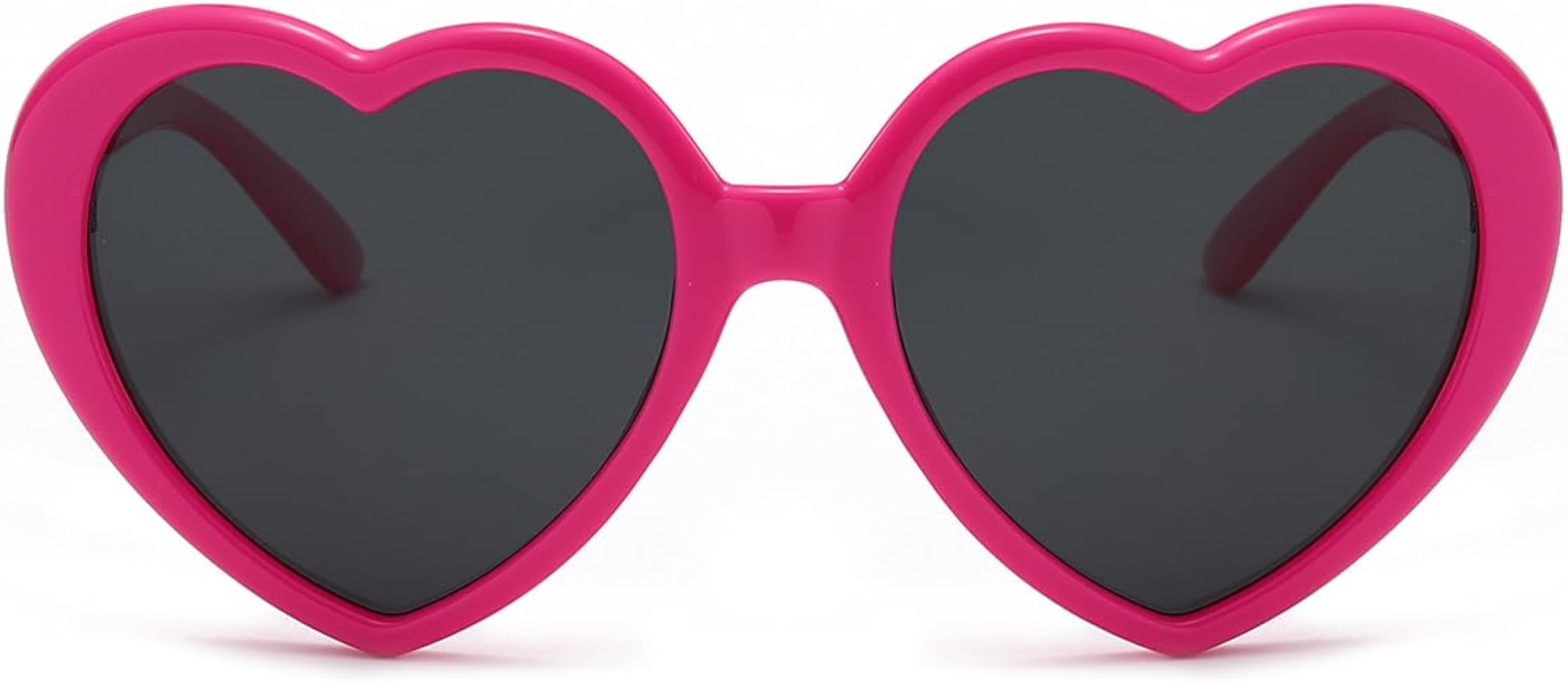 JOVAKIT Kids Polarized Heart Shaped Sunglasses for Girls Age 3-10, Fashion Lovely Rave Party Sun ... | Amazon (US)