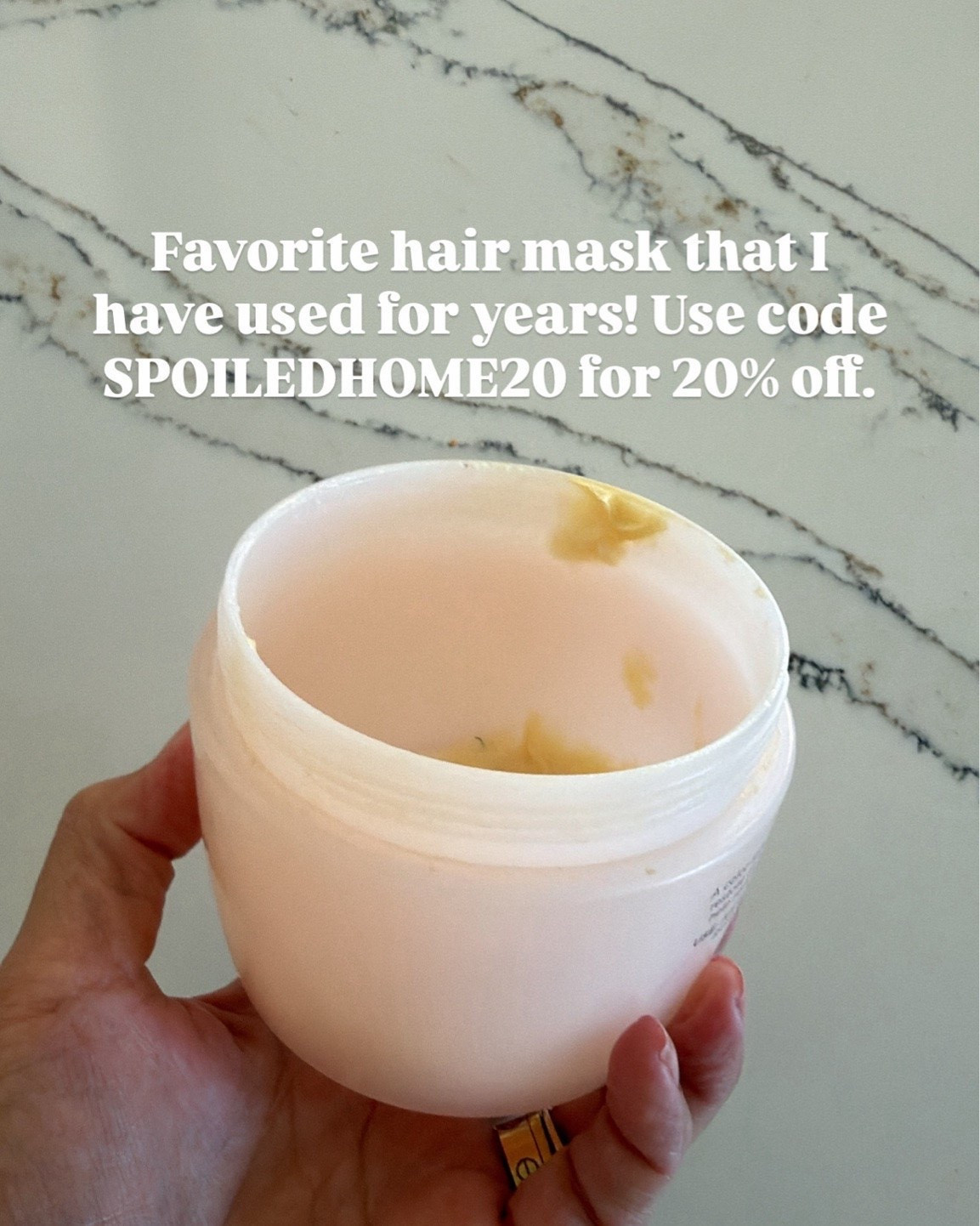 Favorite hair mask. Use code SPOILEDHOME20 for 20% off

#LTKBeauty #LTKSaleAlert #LTKOver40