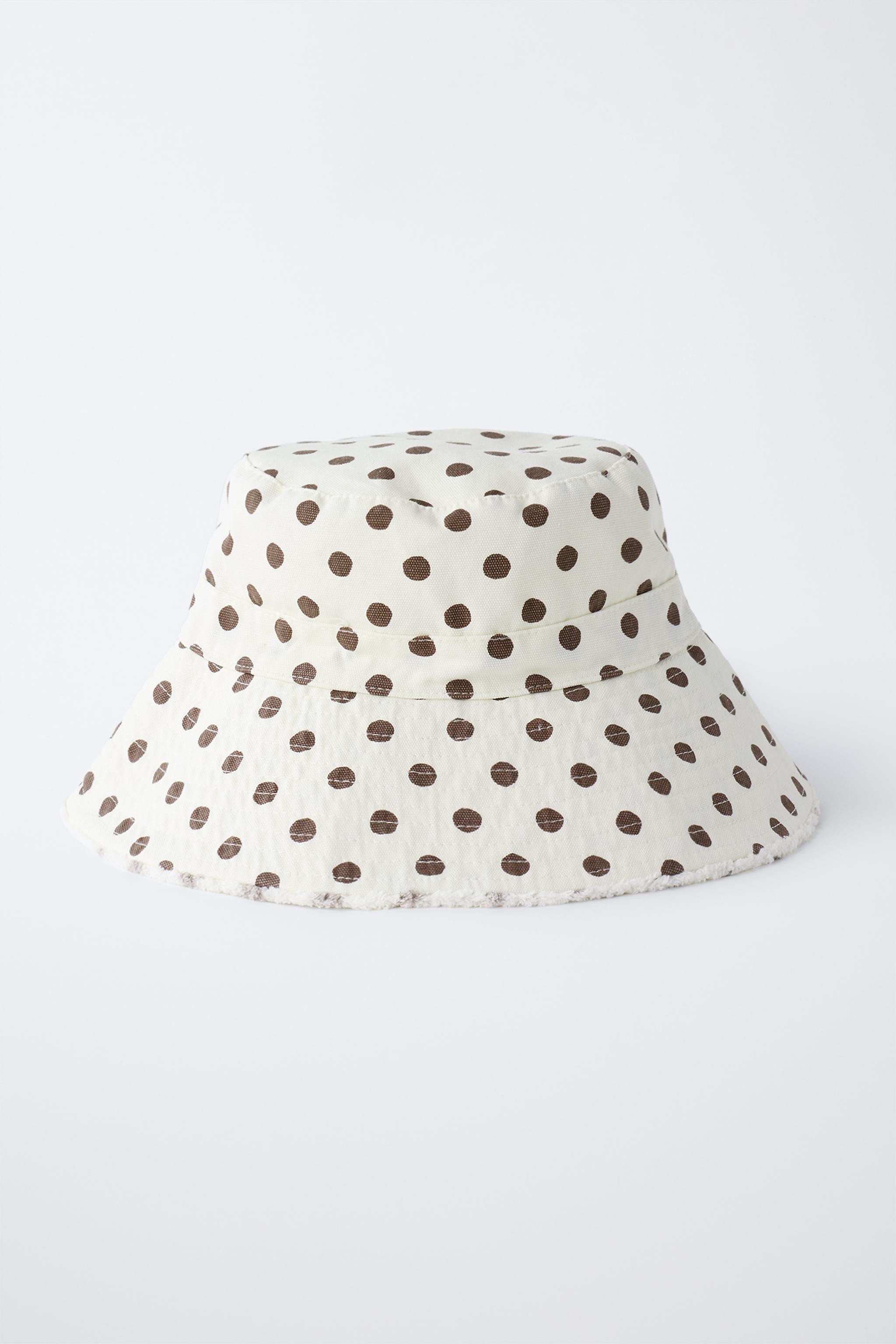POLKA DOT BUCKET HAT | Zara US