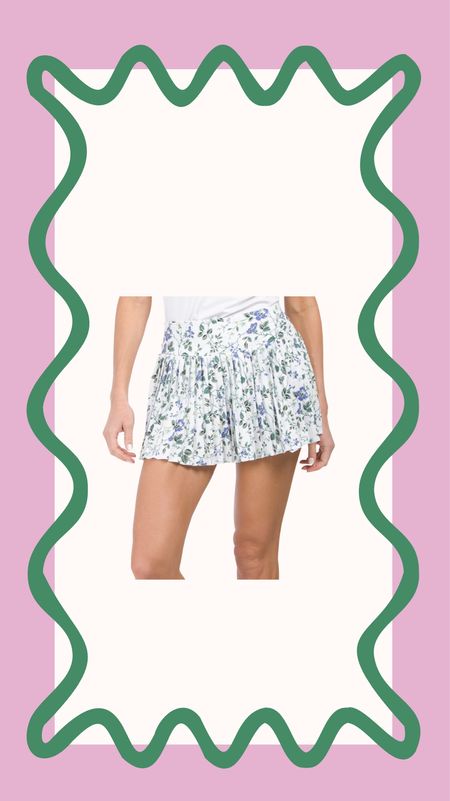 The cutest floral printed tennis skirt for $20 / athleisure / tennis skirt / workout outfit / preppy style / pleated skirt 

#LTKfindsunder50 #LTKsalealert #LTKstyletip