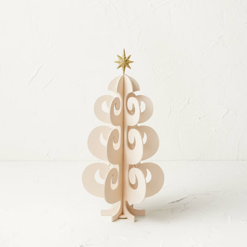 Small Wood Swirl Christmas Tree Cream - Opalhouse™ designed with Jungalow™ | Target