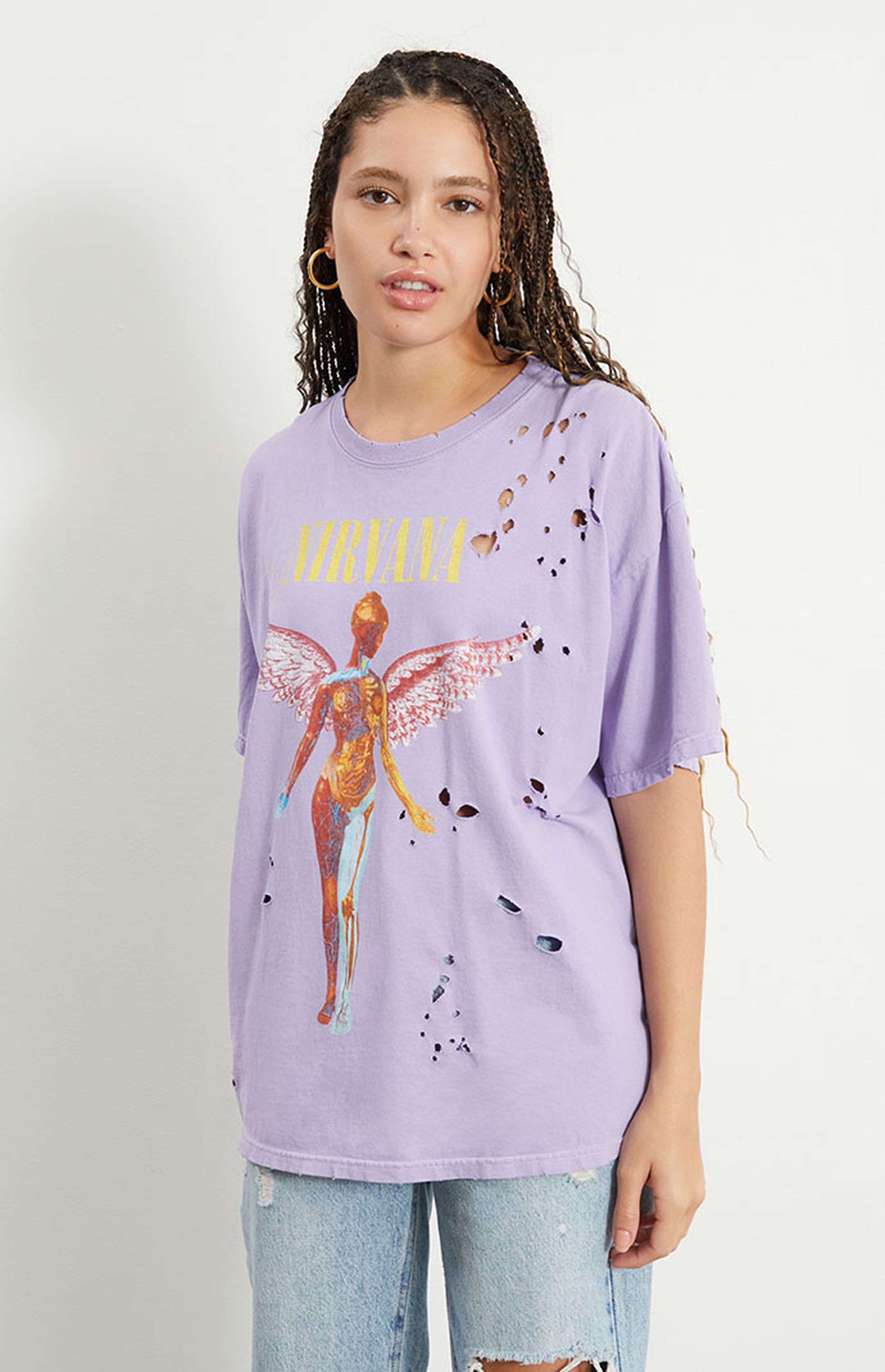 Nirvana Angel Oversized T-Shirt | PacSun