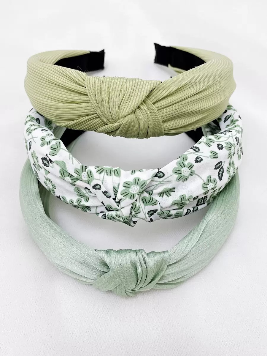 3pcs Flower Print Headband | SHEIN