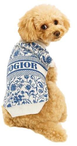 Everything Chic Luxury Dog Sweater – Soft Knit Designer Pet Outfit for Small Dogs & Puppies, XS–L, Stylish Warm Clothing for Yorkies, Chihuahuas, Dachshunds, Maltese, French Bulldog | Amazon (US)