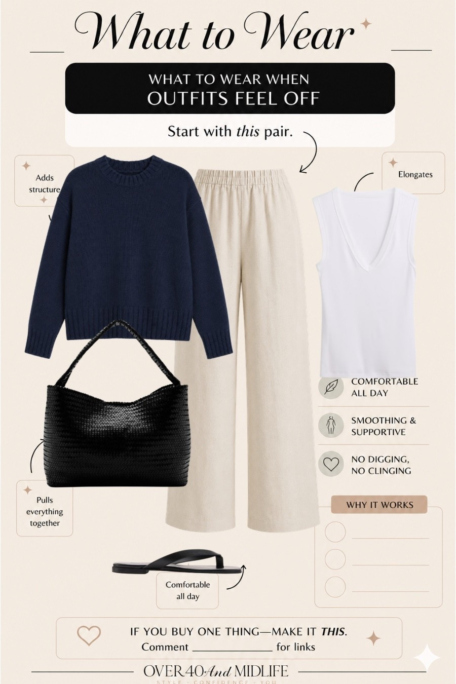 ✨Tap the bell, save and ❤️ for over 40 fashion, midlife style, midsize fashion and luxury looks for less. 

What to wear when your outfit feels off

👑"Helping you look good, feel good!" - Lindsey Denver

Spring looks, Midlife style for real women who want to feel confident again. Over 40 fashion and over 50 style that works with changing bodies, perimenopause shifts, and real life. Think midsize fashion, Gen X style and up, body confidence, and mom outfits that feel polished, comfortable, and elevated...because style over 45 and over 50 should feel effortless, not stressful.

#LTKOver40 #LTKMidsize #LTKPlusSize