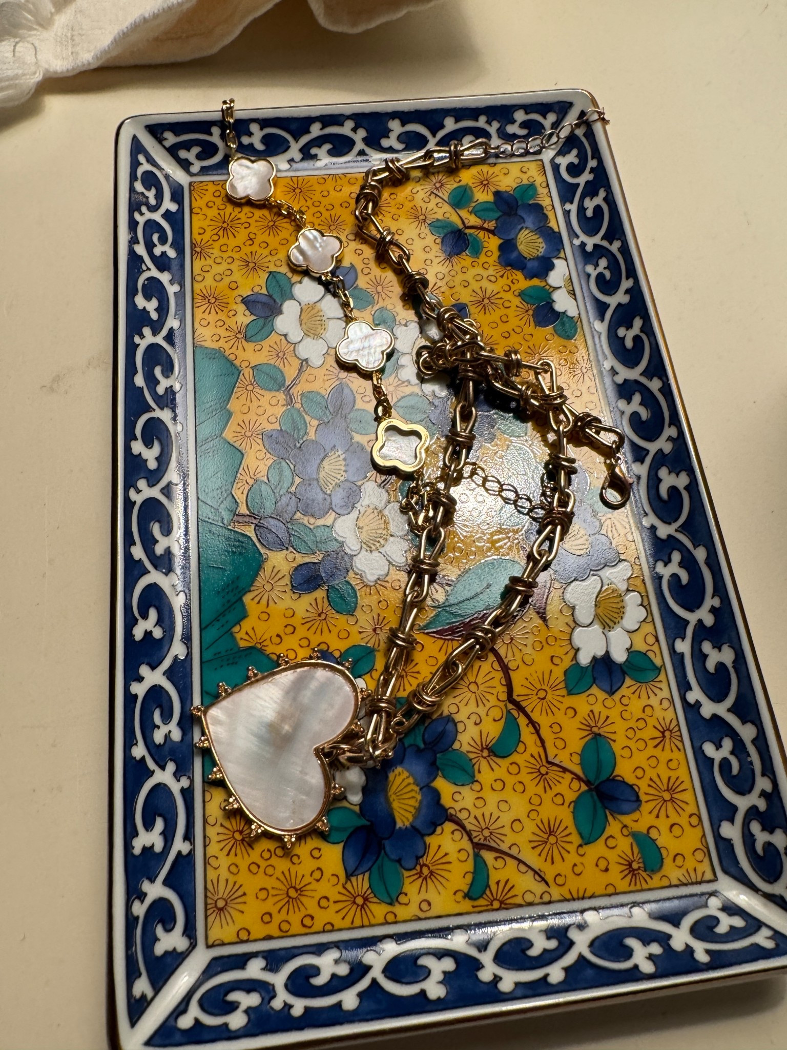 #jewelry looked so pretty on my tray my mom had out these great everyday staples #bracelet  #necklacees

#LTKselfcare #LTKSaleAlert #LTKootd