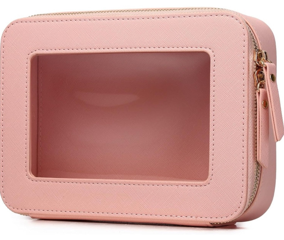 Clear Makeup Bag Travel Makeup Case Transparent Cosmetic Case Clear Travel Toiletry Bag for Women (A/Pink, M)

#LTKbeauty #LTKhome #LTKtravel