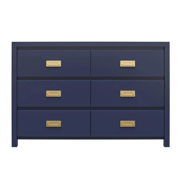 Monarch 47.32'' Wide 6 - Drawer Double Dresser | Wayfair North America