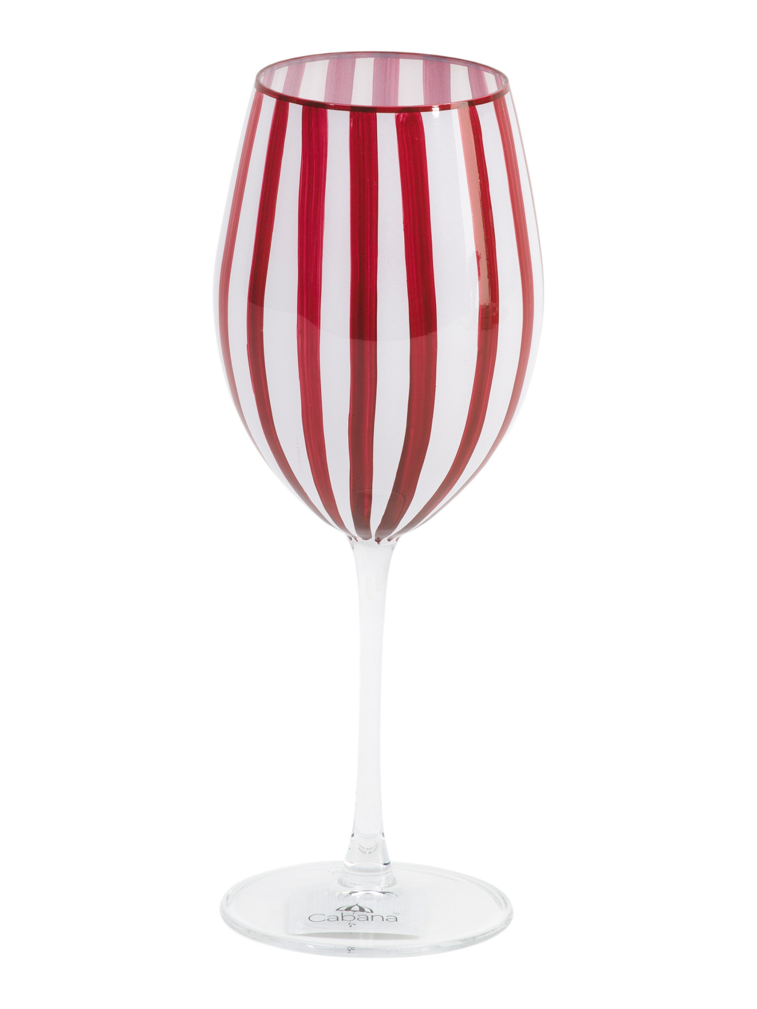 Striped Wine Goblet | Drinkware | Marshalls | Marshalls