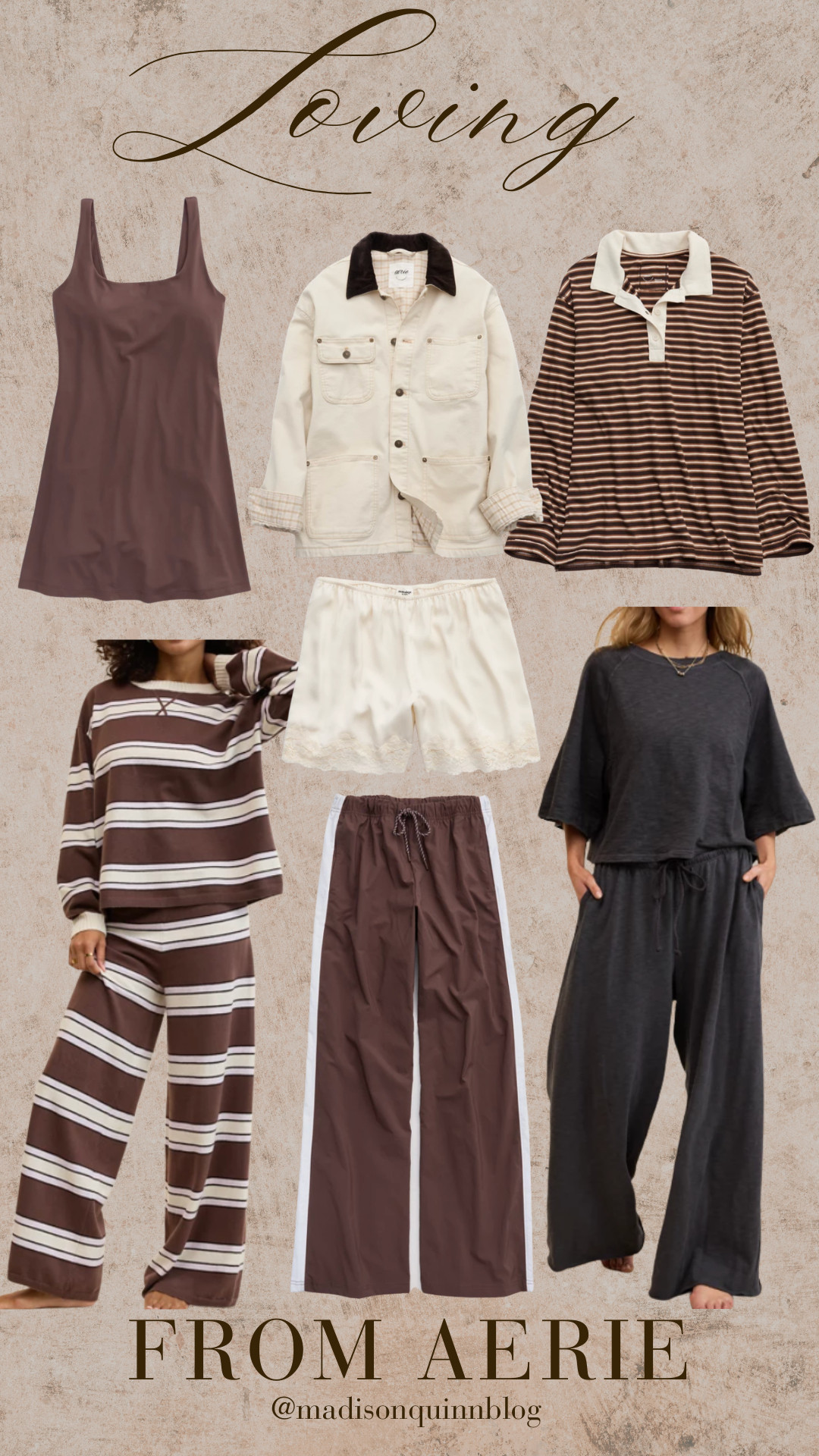 Aerie has some super cute finds for fall!

aerie workout fitness neutral brown stripes matching set trending  

 #LTKSeasonal #LTKActive
