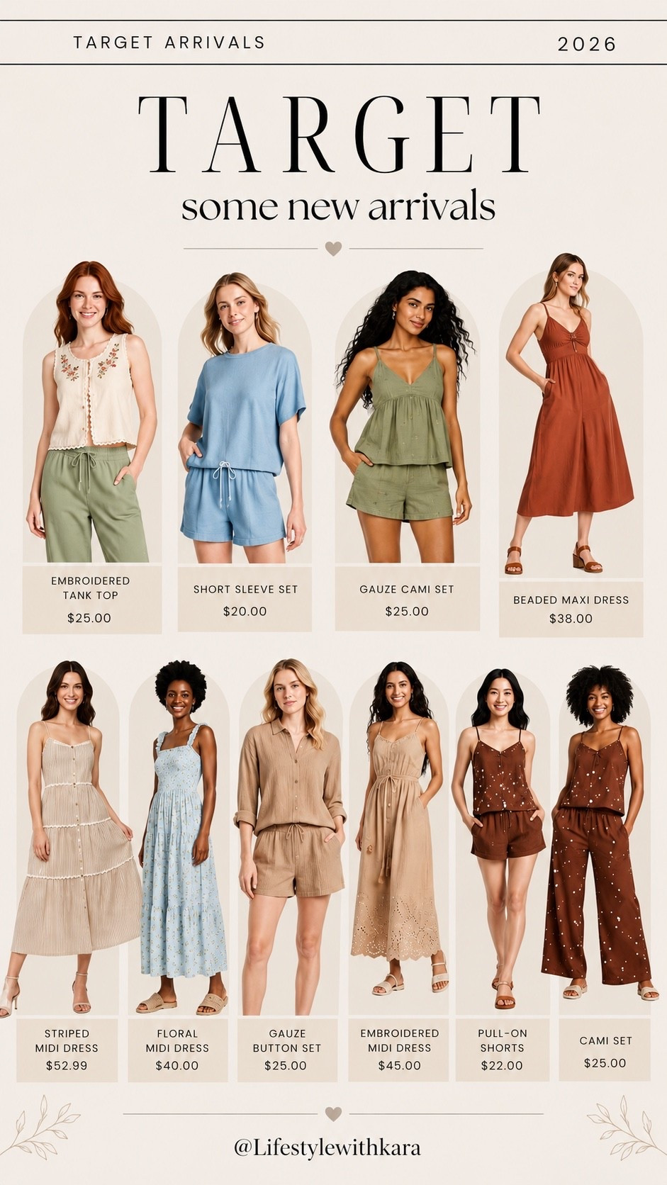 Target new arrivals and best sellers 🤍☀️

#LTKootd #LTKmomlife #LTKSeasonal
