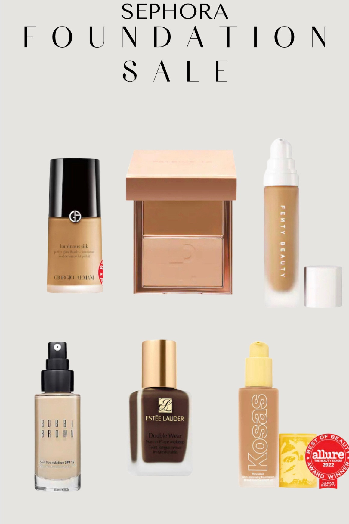 Sephora is having 20% off of select foundations and here’s what I’d choose...

#LTKSale #LTKbeauty #LTKFind