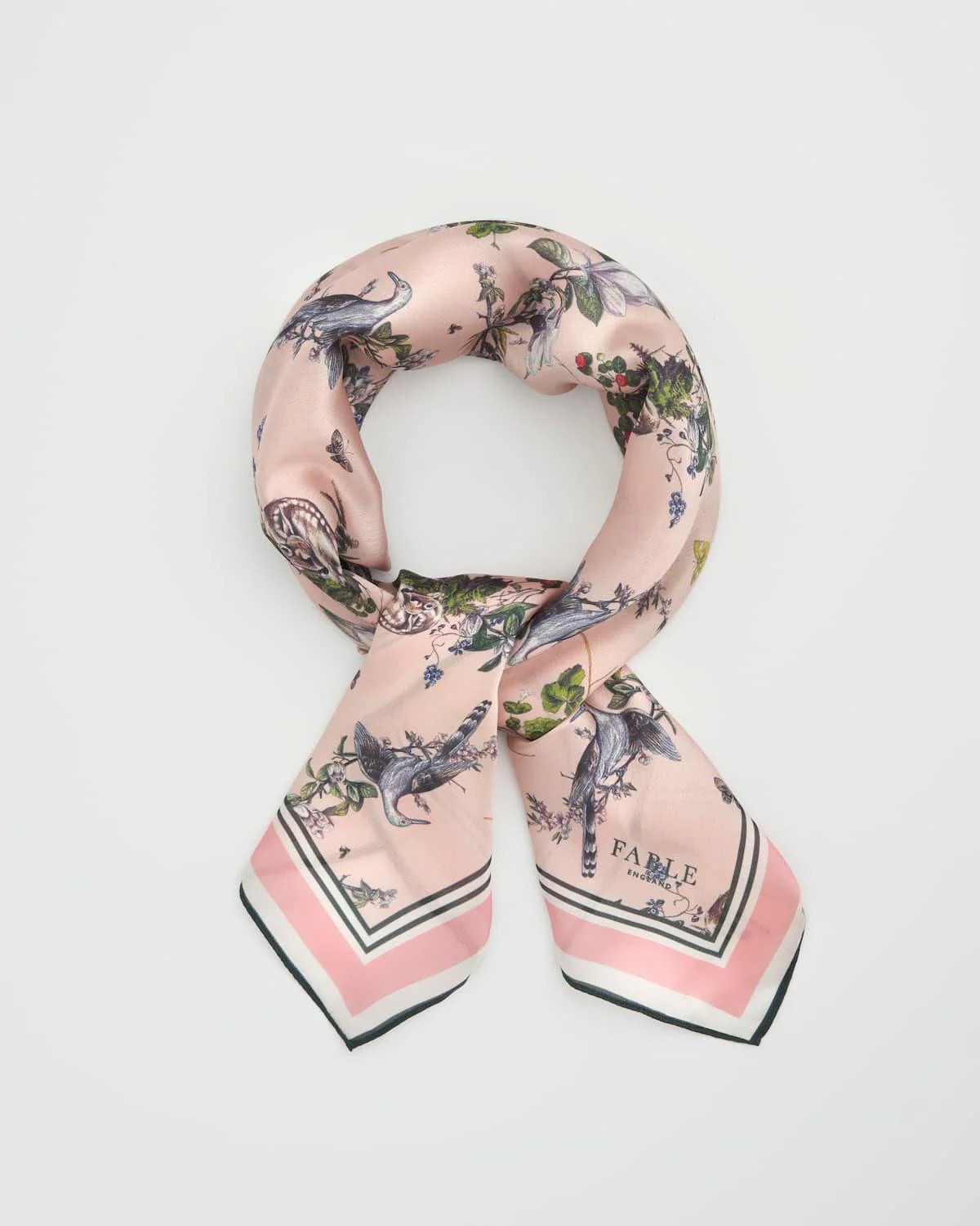 Morning Song Peach Parfait Square Scarf | Fable England