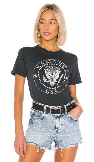 Ramones USA Crest Weekend Tee | Revolve Clothing (Global)