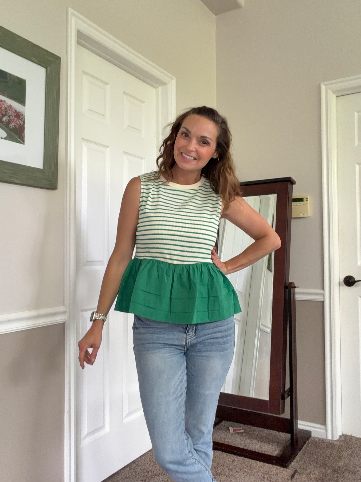 My shirt is not as long as model’s but I still loved it for my body. It wouldn’t work for taller I don’t think unless mine was a fluke. 

#LTKootd #LTKmomlife #LTKPetite