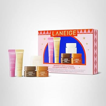 Laneige Skincare & Lip Care Holiday Gift Sets – Lip Mask, Water Bank, Lip Glowy Balm – Beauty Essentials for Gifting & Self-Care | Amazon (US)