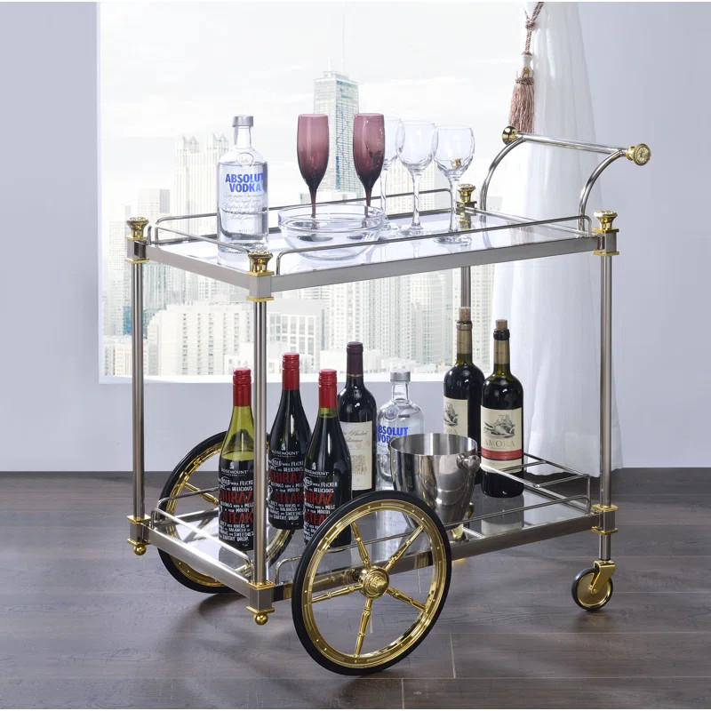 Amelio Bar Cart | Wayfair Professional