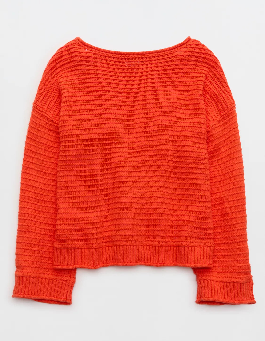 Aerie Sunkissed Textured Off-The-Shoulder Sweater | Aerie