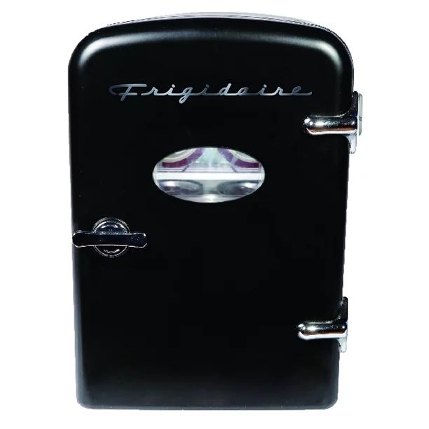Frigidaire Portable Retro 6 Can Mini Personal Beverage Refrigerator,  EFMIS129, Black - Walmart.c... | Walmart (US)