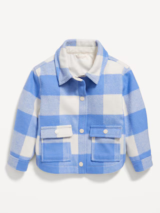 Pocket-Front Shacket for Toddler Girls | Old Navy (US)