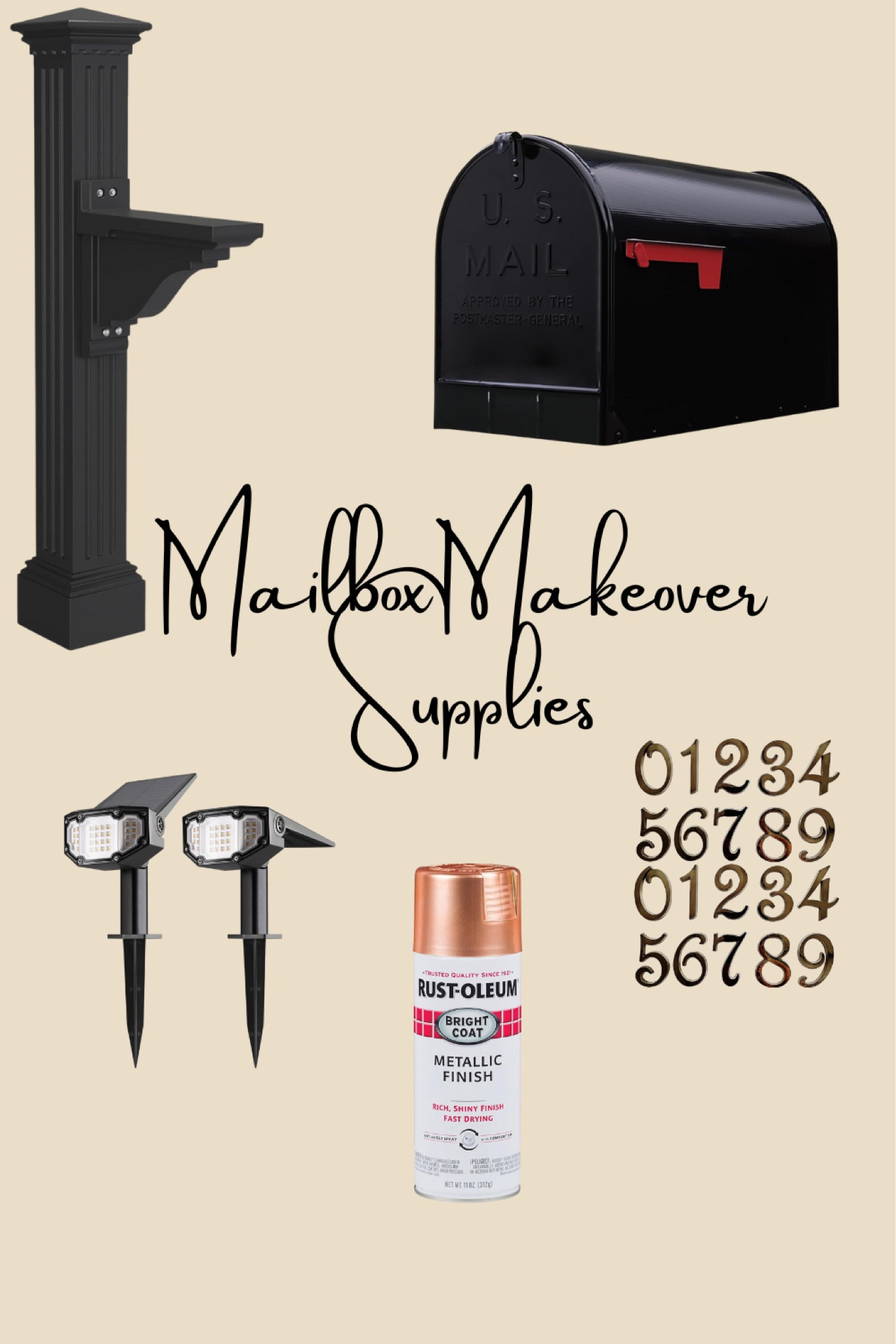 Mailbox Makeover Supplies to increase curb appeal 

#LTKFind #LTKSeasonal #LTKhome