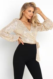 Glitz Top - Gold | Petal & Pup (US)