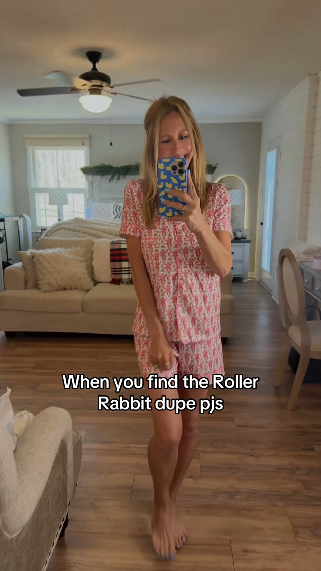 Cute comfy Roller Rabbit Pj Dupes! I’m in a size xsmall. Fits true to size and you won’t regret this purchase 💙✨

#LTKootd #LTKgrwm #LTKselfcare