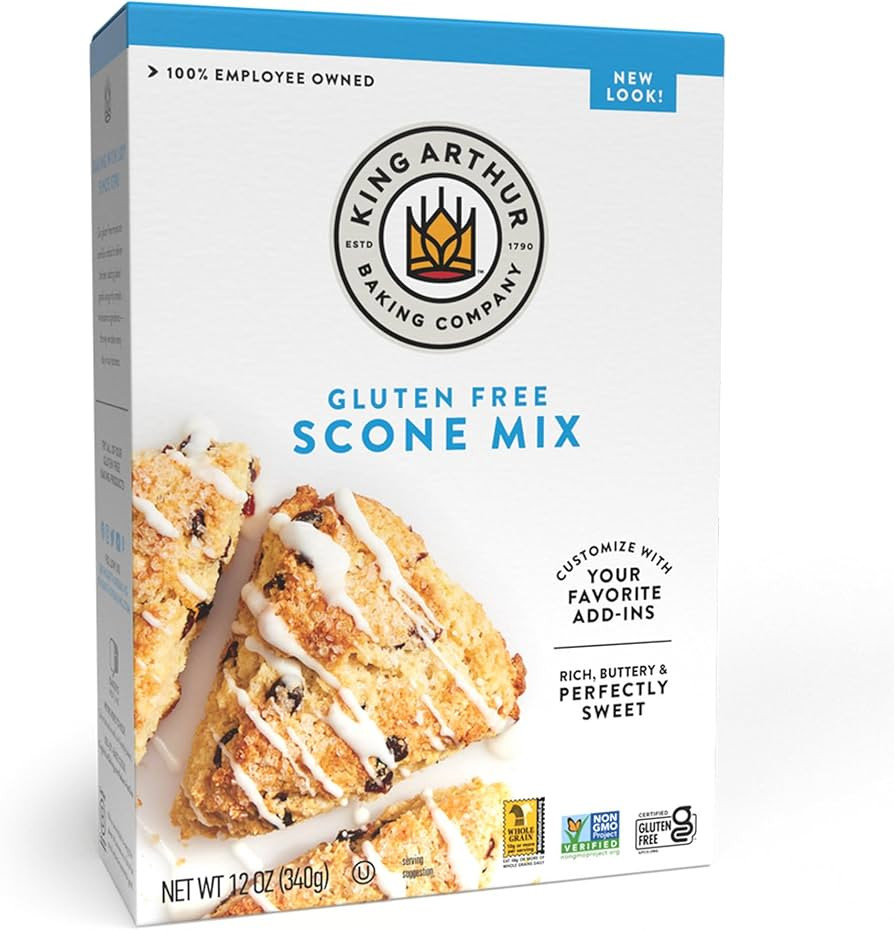 King Arthur Baking Company Gluten-Free Scone Mix 12 oz., Breakfast Mix, Non-GMO | Amazon (US)