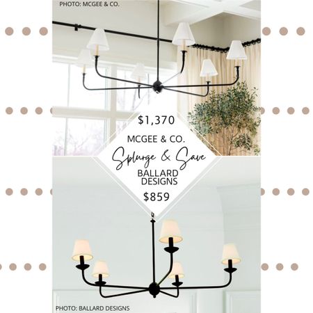 🚨Brand new find🚨 Modern traditional home style is a design approach that combines elements of both classic/traditional aesthetics and contemporary/modern design.  McGee and Co.’s Piaf Chandelier is a perfect example of this: it has long, modern arms with traditional linen shades and sleek, rounded edges.

Today I’ve got multiple options for transitional black chandeliers with white shades on different budgets. Find the perfect one for YOU! 

#mcgeeandco #studiomcgee #light #chandelier #lookforless #dupe #dupes #copycat #ballarddesigns #piaf #decor #lighting.  McGee and Co. Piaf Chandelier dupe. Studio McGee  Piaf Chandelier dupe.  McGee and co. Dupes.  Studio McGee dupes. McGee and co looks for less. Studio McGee looks for less.  McGee and co lighting. Decorating on a budget. Home decor. Deal of the day. Sale alert. Modern traditional lighting. Transitional lighting. Kitchen lighting. Dining room lighting. Living room lighting. Bedroom lighting. Candelabra chandelier. Wayfair finds. 

#LTKhome #LTKsalealert #LTKFind