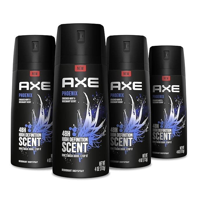 Axe Body Spray Deodorant For Long Lasting Odor Protection, Phoenix Deodorant For Men Formulated W... | Amazon (US)