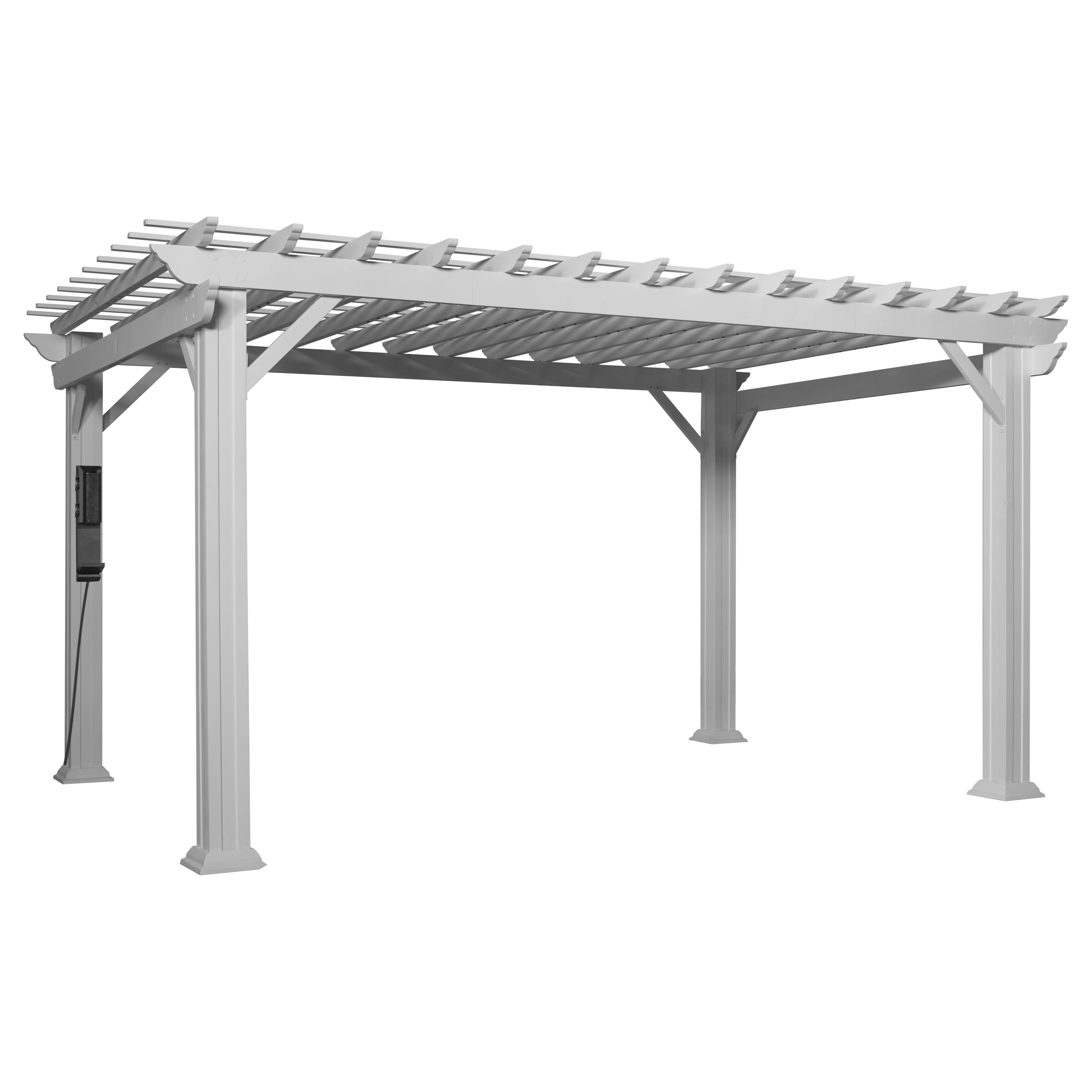 Backyard Discovery 14' x 10' Traditional Steel Pergola | Wayfair North America