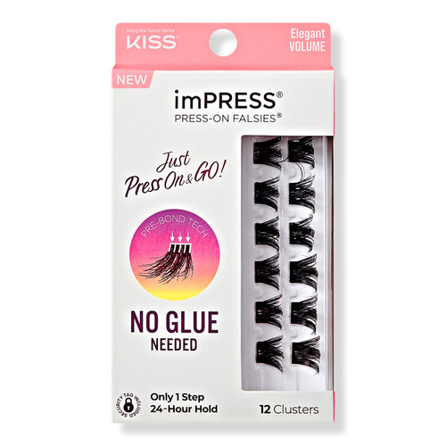 imPRESS Press-On Falsies Eyelash Clusters, Elegant Volume | Ulta