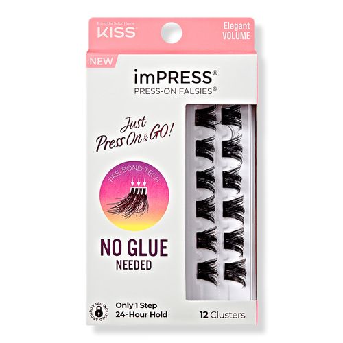 imPRESS Press-On Falsies Eyelash Clusters, Elegant Volume | Ulta