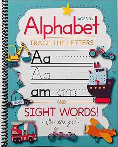 Trace Letters Of The Alphabet and Sight Words (On The Go): Preschool Practice Handwriting Workboo... | Amazon (US)