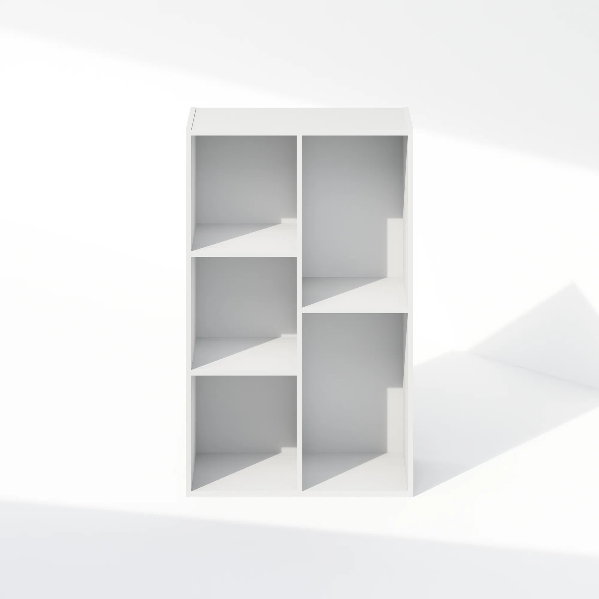 Ebern Designs Reed Reversible Open Shelf Multipurpose Bookcase, Storage Organizer, White & Review... | Wayfair North America