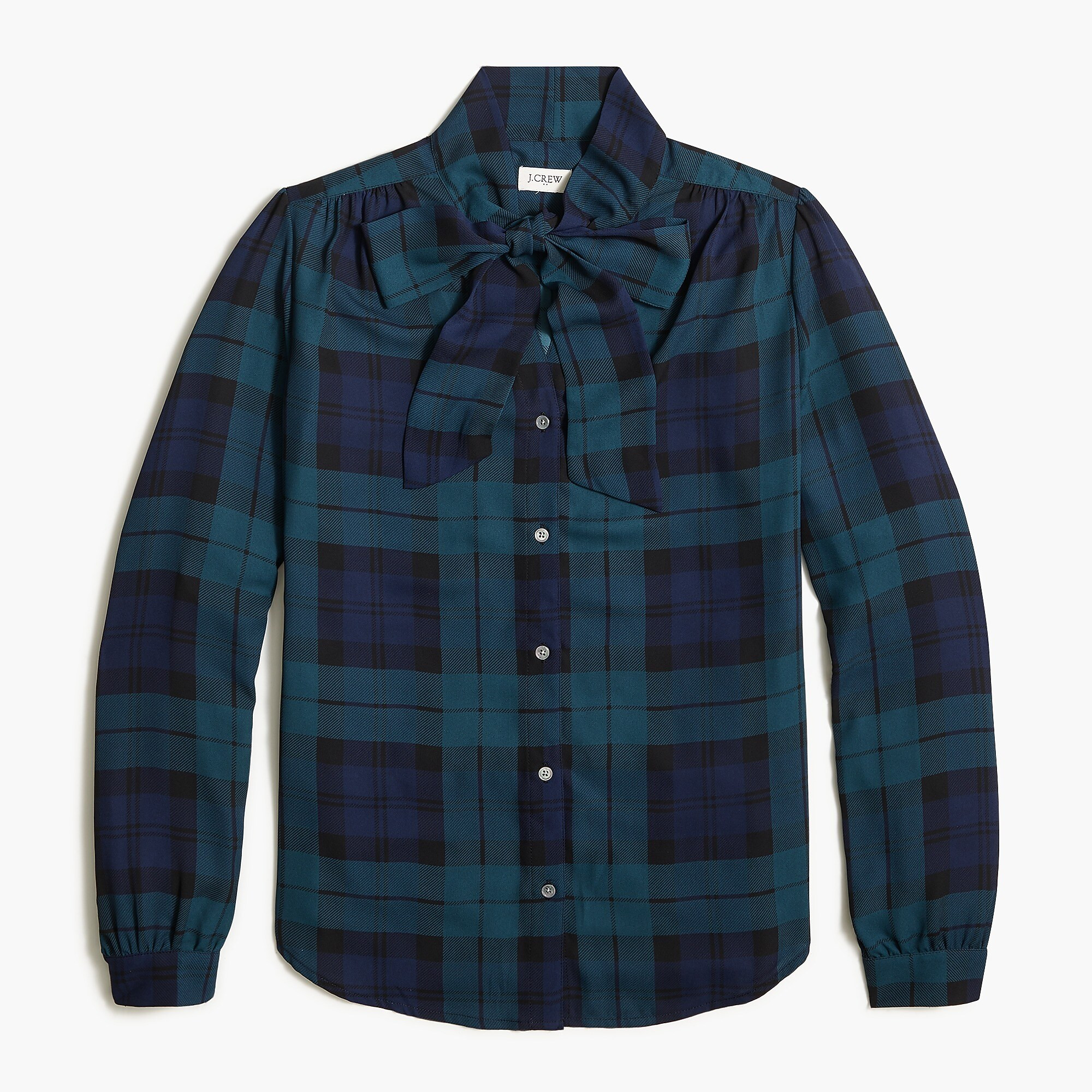 Long-sleeve bow top | J.Crew Factory