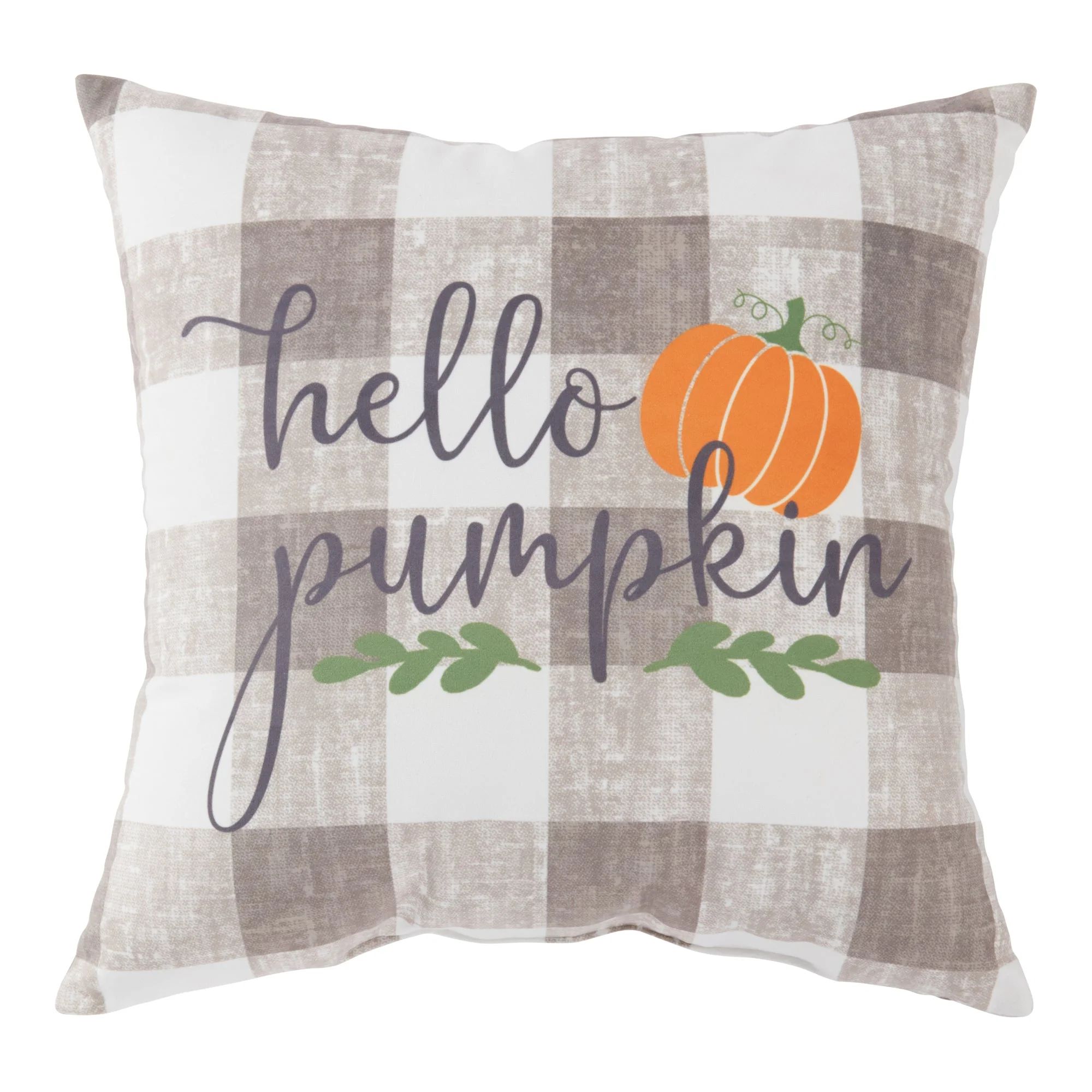 Greendale Home Fashions 18 in. Fall Seasonal Throw Pillow - Hello Pumpkin | Walmart (US)