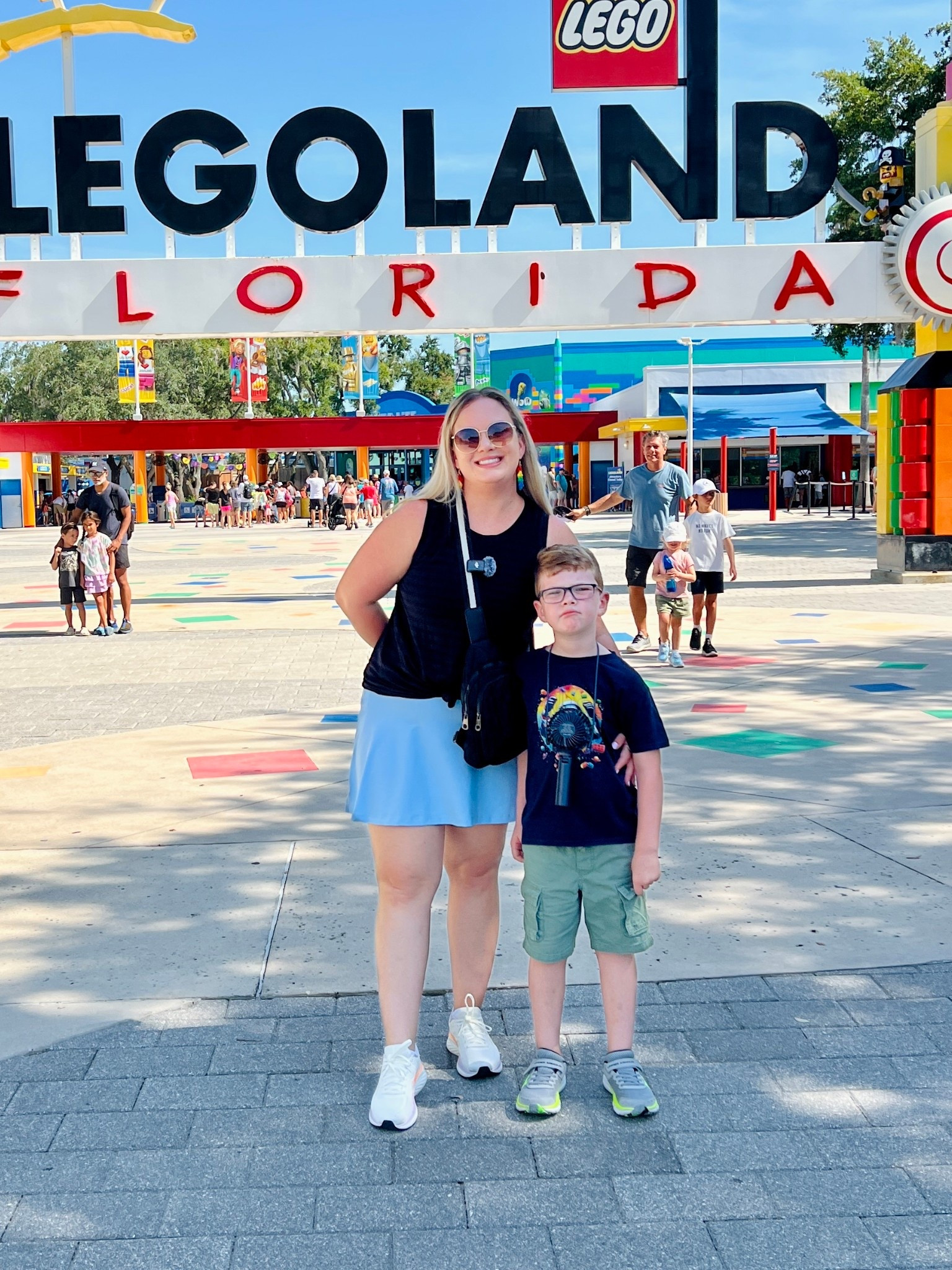 Love this comfortable athletic skirt for theme park days like Legoland Florida. My Lego earrings matched my son's Lego shirt for the perfect Legoland day.

Busy mom with boys.



#LTKActive #LTKTravel #LTKMidsize