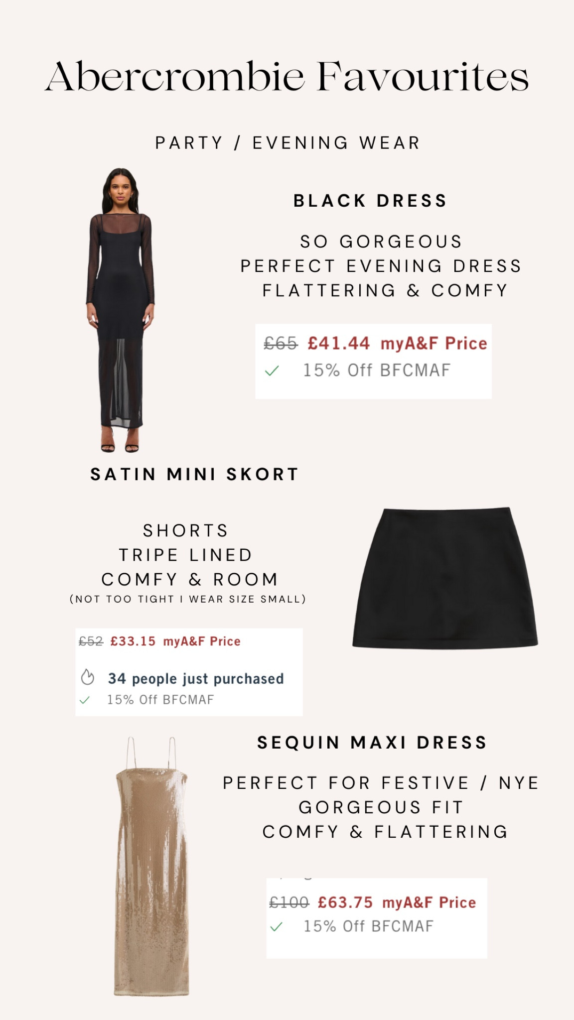 40% OFF! The ultimate festive wear from Abercrombie, and party wear!

#LTKuk #LTKpartywear #LTKCyberWeek