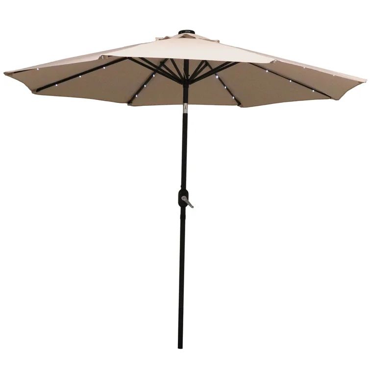 Jericho 108'' Lighted Market Umbrella | Wayfair North America