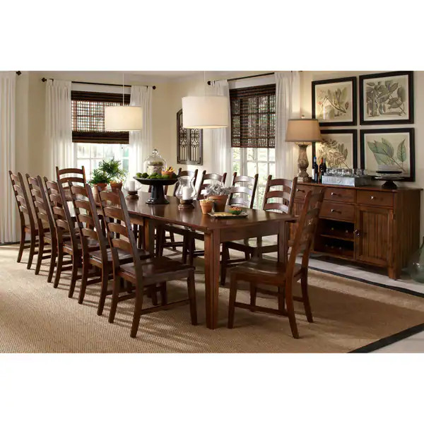 Simply Solid Auden Solid Wood 7-Piece Dining Collection | Bed Bath & Beyond