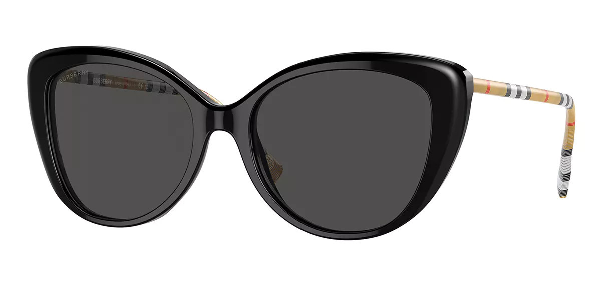 Burberry BE4407 385387 Women’s Sunglasses Black Size 54 | SmartBuyGlasses Global