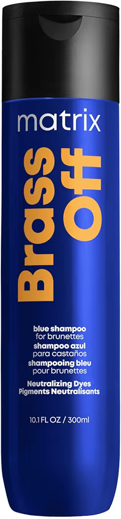 Matrix Brass Off Toning Blue Shampoo - Refreshes and Neutralizes Brassy Tones, For Color Treated ... | Amazon (US)