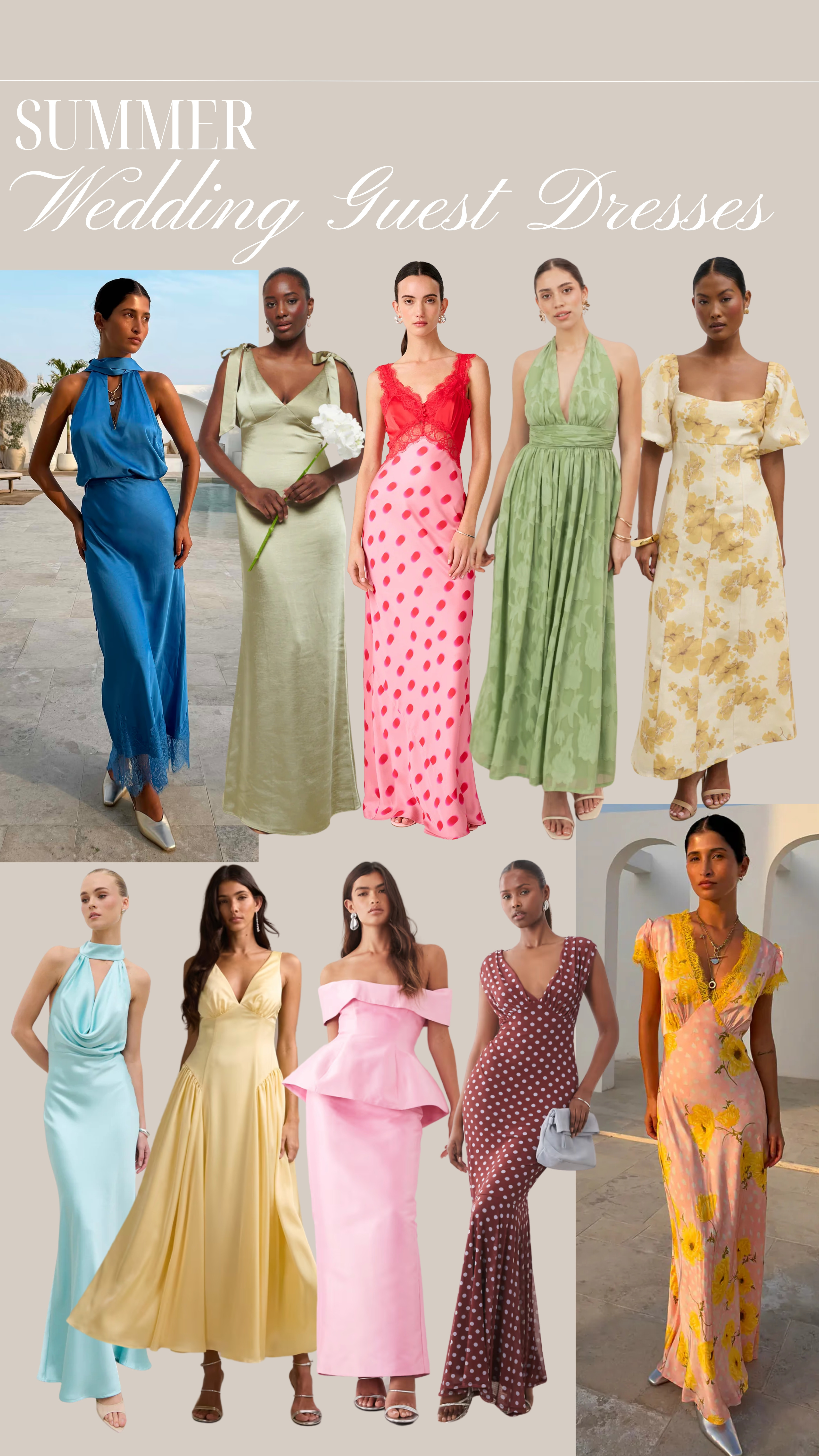 Summer wedding guest dresses 🌴🩷

maxi dress, satin dress, wedding guest dress, polka dots, bra free dress, built in bra, fuller bust dresses, dresses with sleeves, v neck dress, summer dress, formal dress, party dress, black tie 

 

#LTKwedding #LTKdresses #LTKsummer