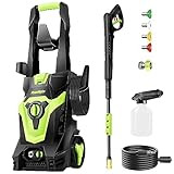PowRyte Electric Pressure Washer, Foam Cannon, 4 Different Pressure Tips, Power Washer, 3800 PSI ... | Amazon (US)