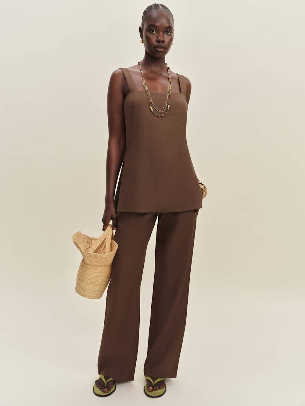 Kristen Linen Two Piece | Reformation (Global)