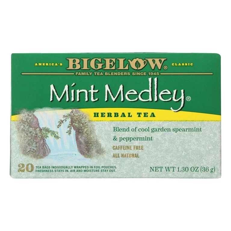 Bigelow Tea Herbal Tea - Mint Medley - Case Of 6 - 20 Bag | Walmart (US)